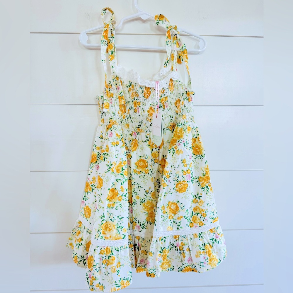 Sweethoney girls floral dress and shorts NEW
